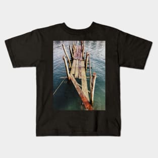 Abandonded Pier Kids T-Shirt